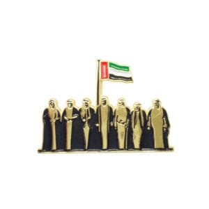 UAE Metal Badges Gold