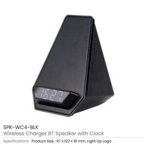 Wireless Charger BT Speaker with Clock - Image 3