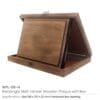 Horizontal Wooden Plaque with Box - Image 3