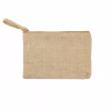 Natural Jute Zipper Pouch