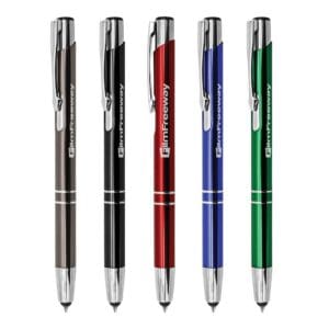 Aluminum Pens with Stylus - Image 2