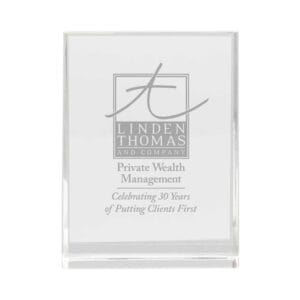 Inclined Rectangular Crystal Awards - Image 2