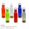 rPET Bottles with Cork Base, Twist-off Lid, Handle, 720ml - Image 3