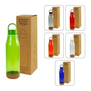 rPET Bottles with Cork Base, Twist-off Lid, Handle, 720ml - Image 12