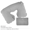 Inflatable Neck Pillow with Pouch – Grey - Image 3