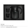 Arabic Tea & Coffee Pot with Cups Set 1000 ml - Image 3