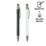 Stylus Metal Spinner Pens – Push Button (Blue Ink)