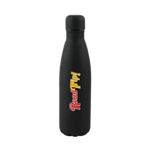 Premium Soft Touch Matt Cola Bottles in Stainless Steel 500ml - Image 2