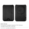 Magsafe Wireless Charger 15W with Phone Stand & Card Slot - PU Leather - Image 3