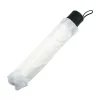 Bi-Fold Umbrella in White with Velcro Closure and Pouch - Image 7