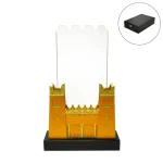 Castle Design Crystal Award in Black Presentation Box