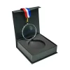 Glass Medals with Ribbon and Box