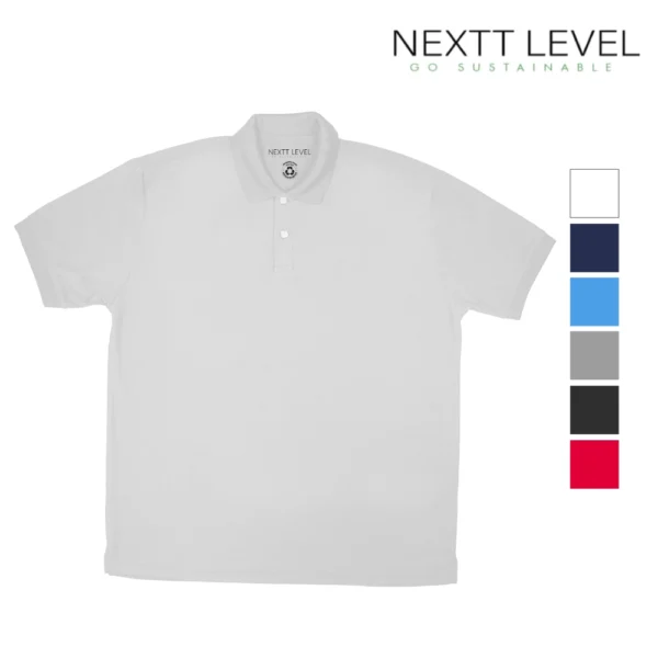 NEXTT LEVEL Recycled Polo T-Shirts | 200GSM