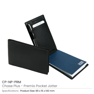 Pocket Jotter With Notepad and Metal Pen - PREMIO - Image 3