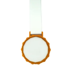 Glass Medals with Metal Frame and 3cm White Ribbon - Image 10