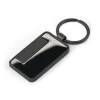 Metal Keychain Rectangle Gun Metal Matte Finish Plate - Image 6