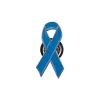 Prostate Cancer Awareness Logo Metal Badges