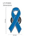 Prostate Cancer Awareness Logo Metal Badges - Image 6