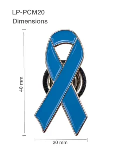 Prostate Cancer Awareness Logo Metal Badges - Image 6