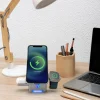3-in-1 Rotating Wireless Charging Station 15W Fast Charging - Image 2