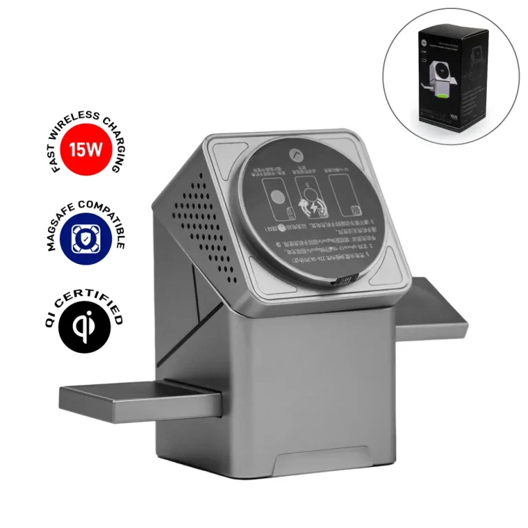 largest Promotional Gifts Company in UAE 51 Rotating Wireless Charging Station WDS8 Main