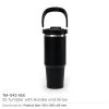 Tumbler with Handle and Straw SS Double Wall 900ml - Image 8