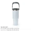 Tumbler with Handle and Straw SS Double Wall 900ml - Image 7