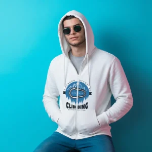 Fleece Hoodies with Zipper in (S to 3XL) Sizes - Image 2