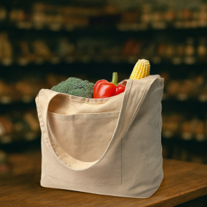 Cotton Hobo Bags with Front Pocket, 340 GSM - Image 9