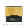 Cube Bamboo Bluetooth Speakers V5.0 - Image 3