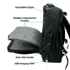 Multipurpose Expandable Travel Backpacks with USB Port - Image 5