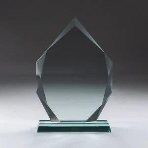 Iceberg Design Crystal Awards with Glass Base - Image 3