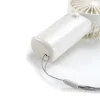 Portable Hand Fan with Lanyard Lace - White Color - Image 7