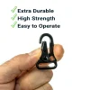 Sling Snap Carabiner Hook in Black Matt Finish - Image 3