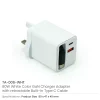 80W GaN Fast Charger Adaptor with Retractable Built-in Type-C Cable - Image 3
