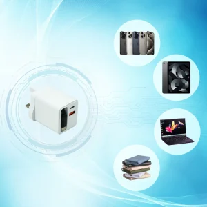 80W GaN Fast Charger Adaptor with Retractable Built-in Type-C Cable - Image 2