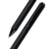 Black Metal Pens with Diamond Textured Design Barrel - Image 3