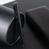Black Metal Pens with Spiral Design Barrel - Image 4