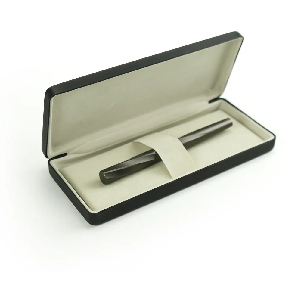 Black-Pen-Box-in-PU-Leather-with-Soft-Velvet-Interior-LPB-06-Open-View.webp Black Pen Box in PU Leather with Soft Velvet Interior - Image 4