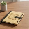 Bamboo and rPET Notebooks with Pen, A5, Bookmark & Magnetic Clasp - Image 2
