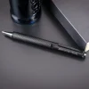 Black Metal Pens with Diamond Textured Design Barrel - Image 2