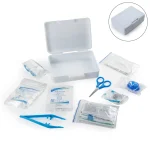First Aid Kit Set, 16 Essential Items in White Box
