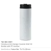 Honeycomb Design SS Bottles, Double Wall with PP Interior 420ml - Image 4