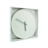 Round Analog Wall Clock Matte Finish White - Image 5