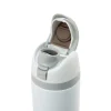 SS Bottles with Straw & Push Button Lid - Double-Wall Vacuum, 1Liter - Image 7