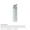 SS Bottles with Straw & Push Button Lid - Double-Wall Vacuum, 1Liter - Image 10