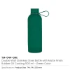 Stainless Steel Water Bottles 500ml – Double Wall, Matte Finish, Soft-Touch Rubber Coating - Image 10