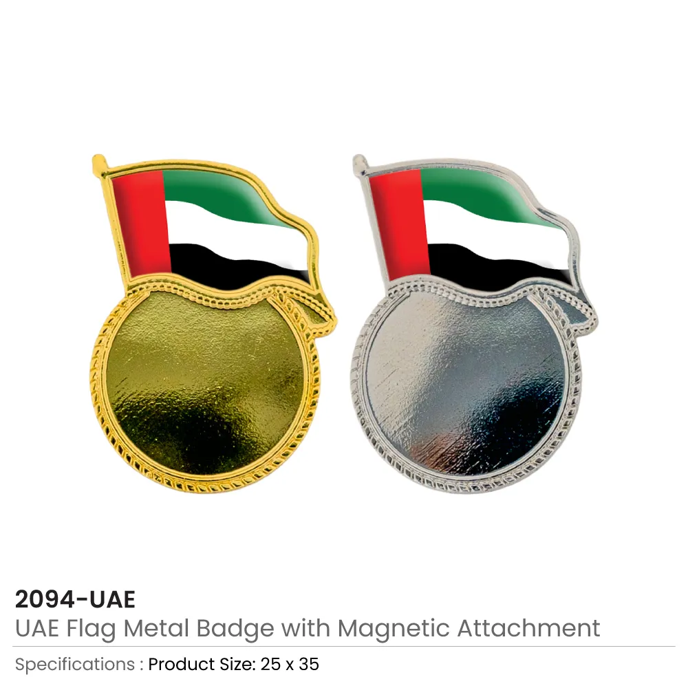 UAE-Flag-Badges-2094-UAE-Details.webp UAE Flag Design Badges in Metal with Attachment - Image 4