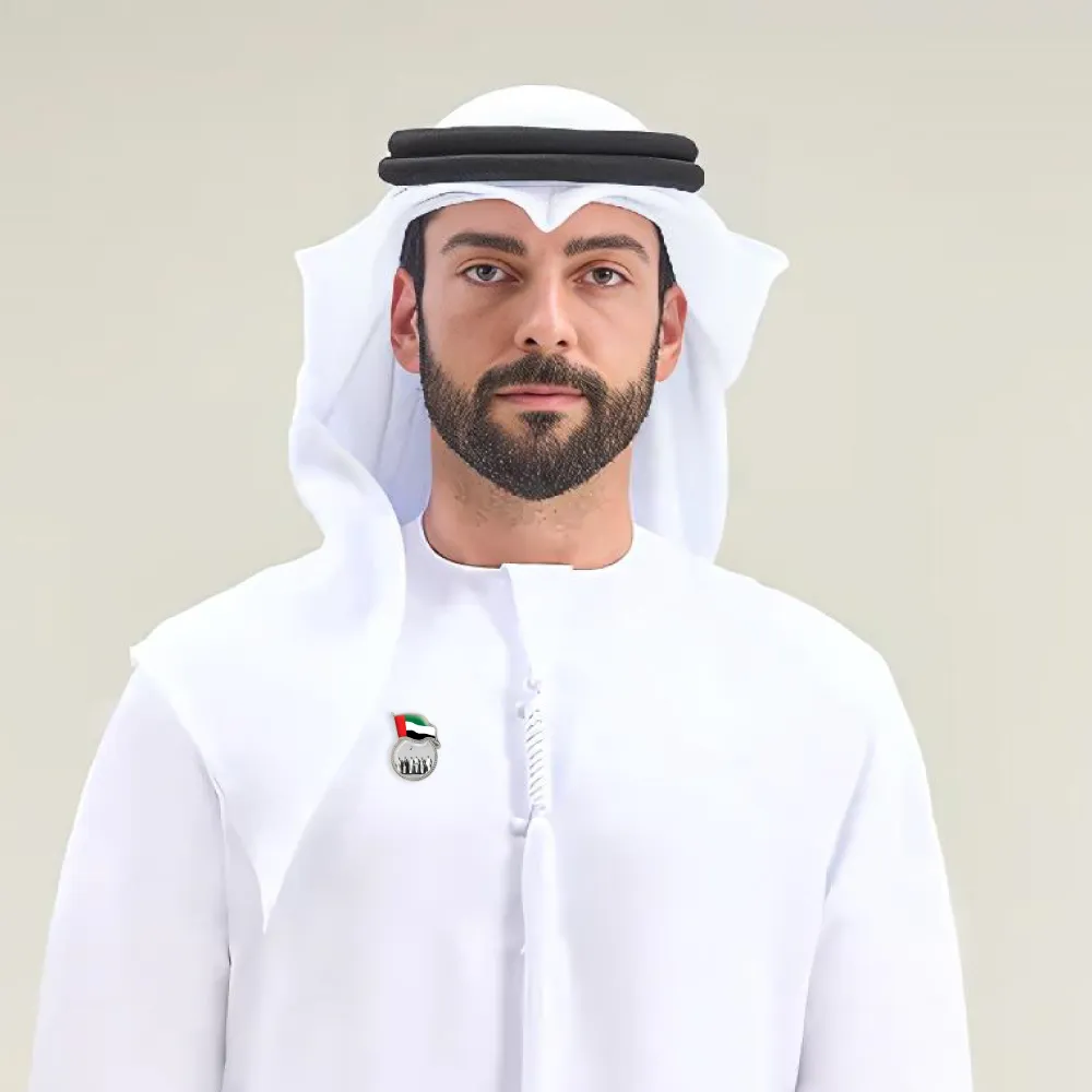 UAE-Flag-Badges-2094-UAE-Sample.webp UAE Flag Design Badges in Metal with Attachment - Image 2