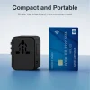 Universal Travel Adaptors, 17W, 2Type C+2USB+AC Port - Image 5